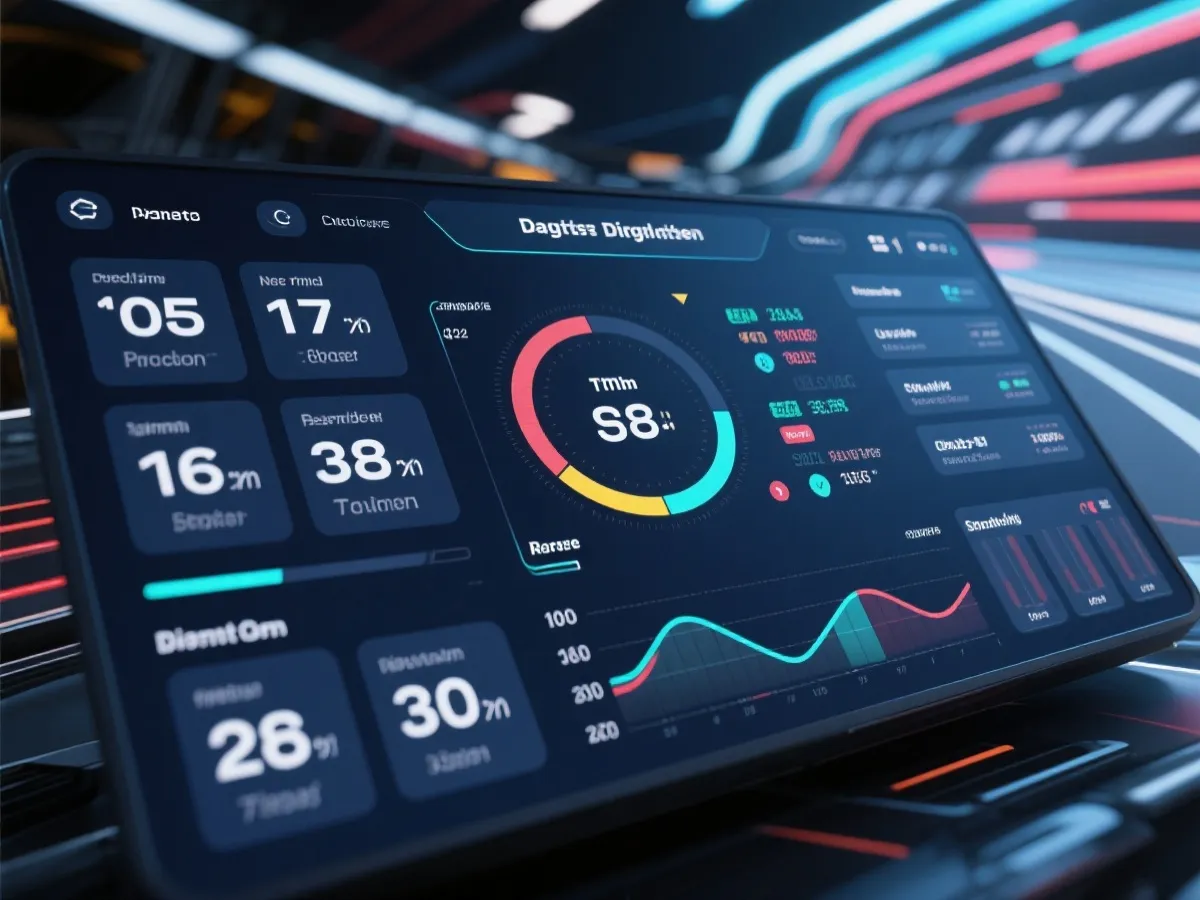 Live racing result dashboard