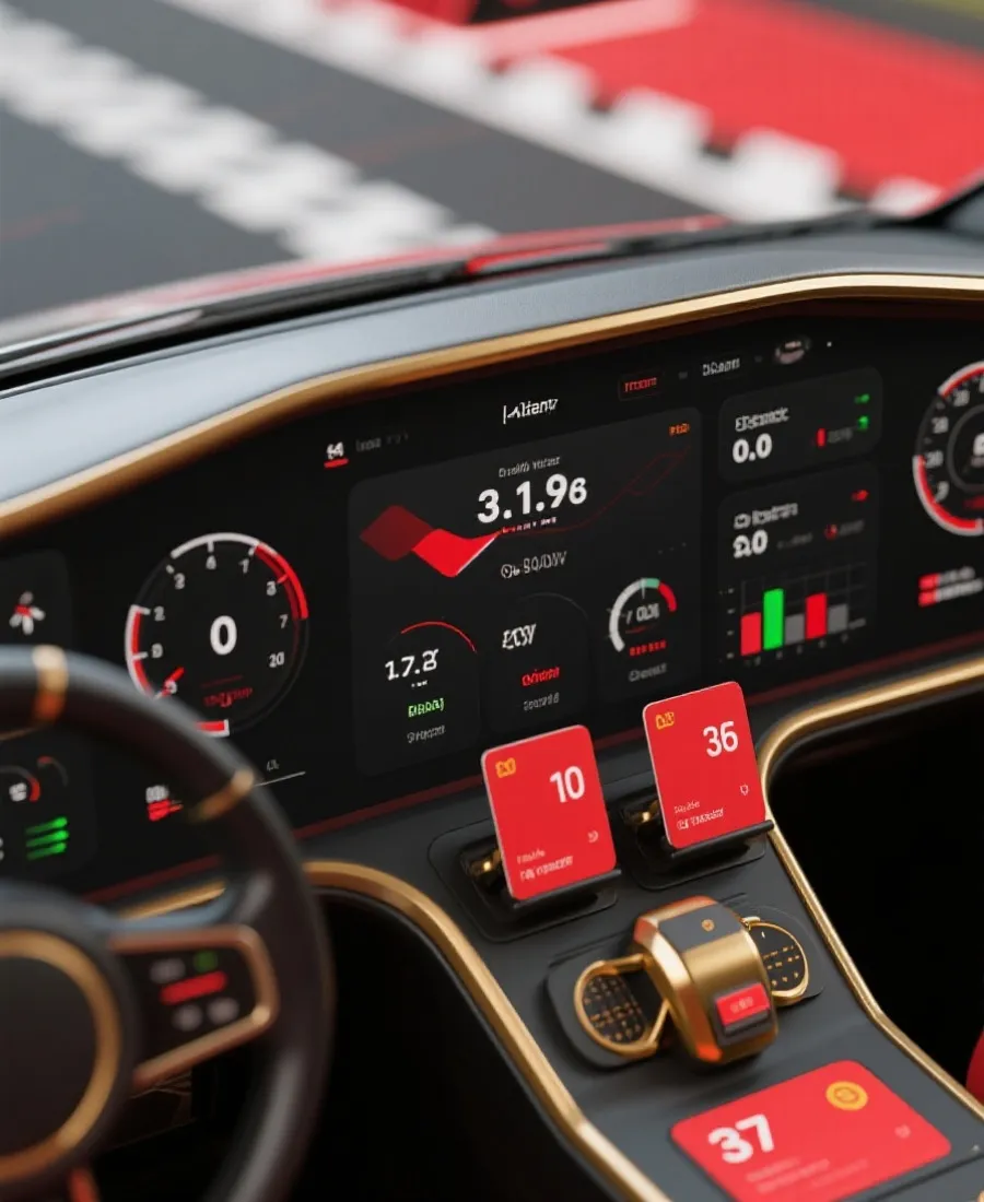 极速赛车 result dashboard