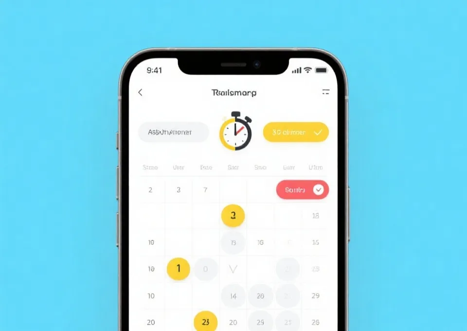 Mobile draw schedule and result planning illustration